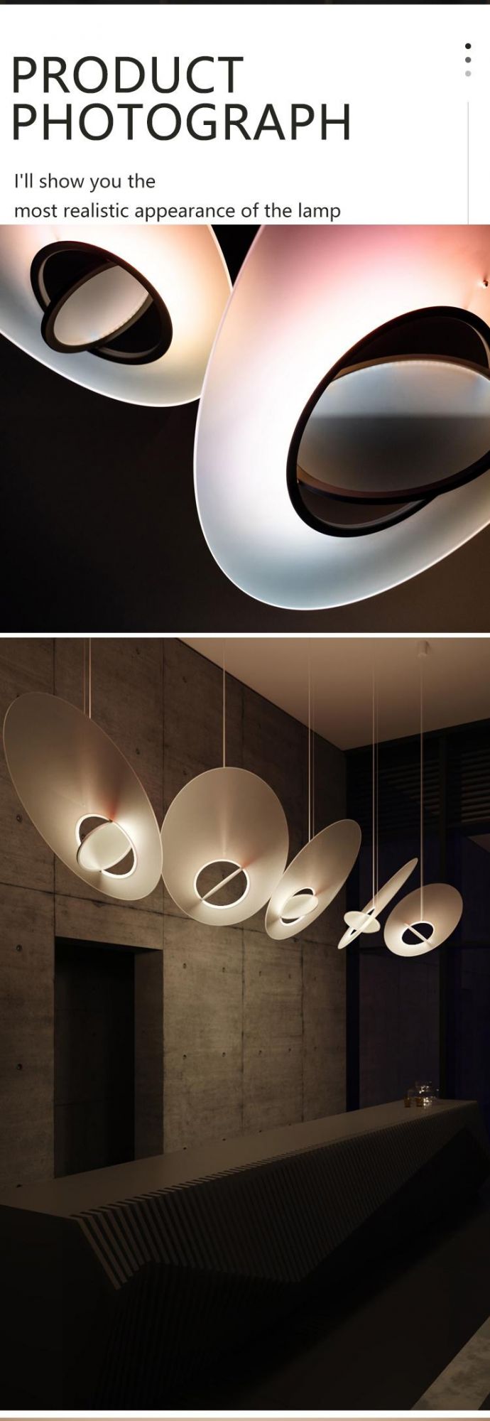 Large Modern Custom Art Deco Hotel Villa LED Chandelier