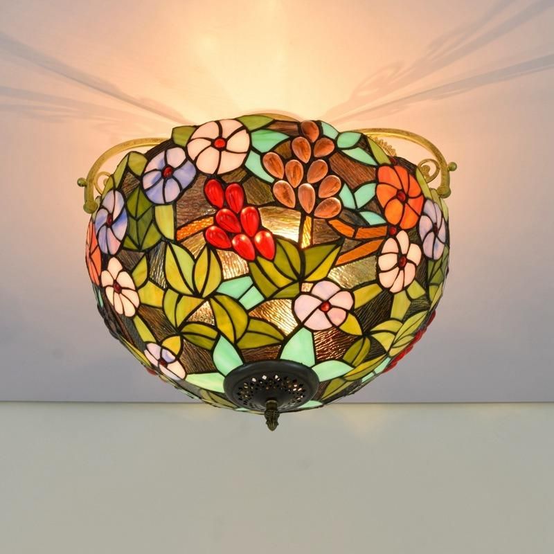 Turkish Colorful Glass Pendent Light Fixtures Kitchen Basket Empire Chandelier (WH-TA-35)