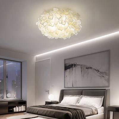 Personality Bedroom Lamp Sweet Romantic Petal Room Lamp Ceiling Light LED