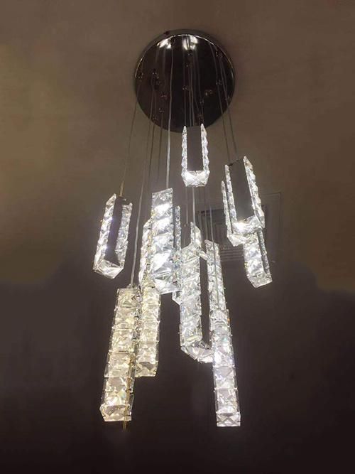 Luxury Indoor Light Decorative Modern Crystal Chandelier for Home Lighting