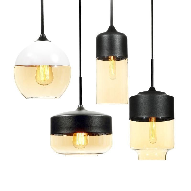 Modern Minimalist Personality Creative Pendant Lights North European Single Head Hang Lamps Living Room Bedroom Restaurant Light