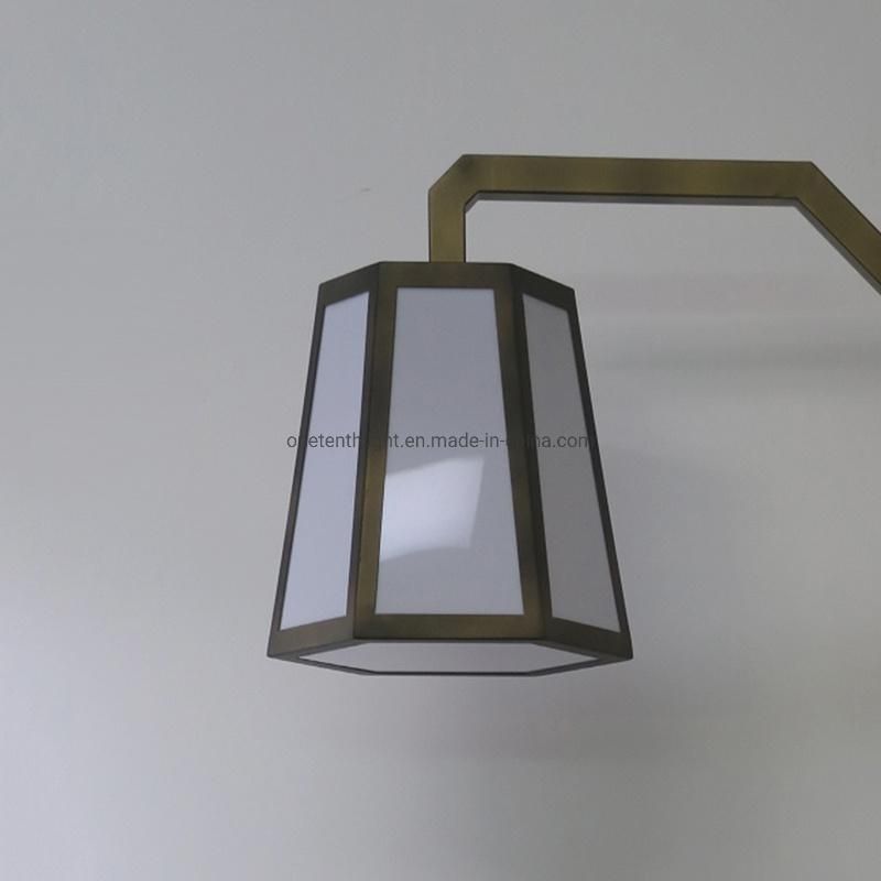 Metal in Bronze Finish Floor Lamp