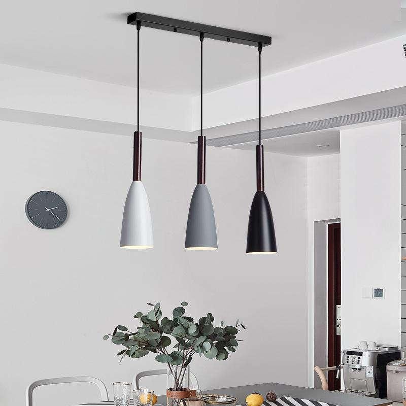 Modern 3 Pendant Lighting Nordic Minimalist Pendant Lights Over Dining Table Kitchen Island Hanging Lamps Dining Room Lights