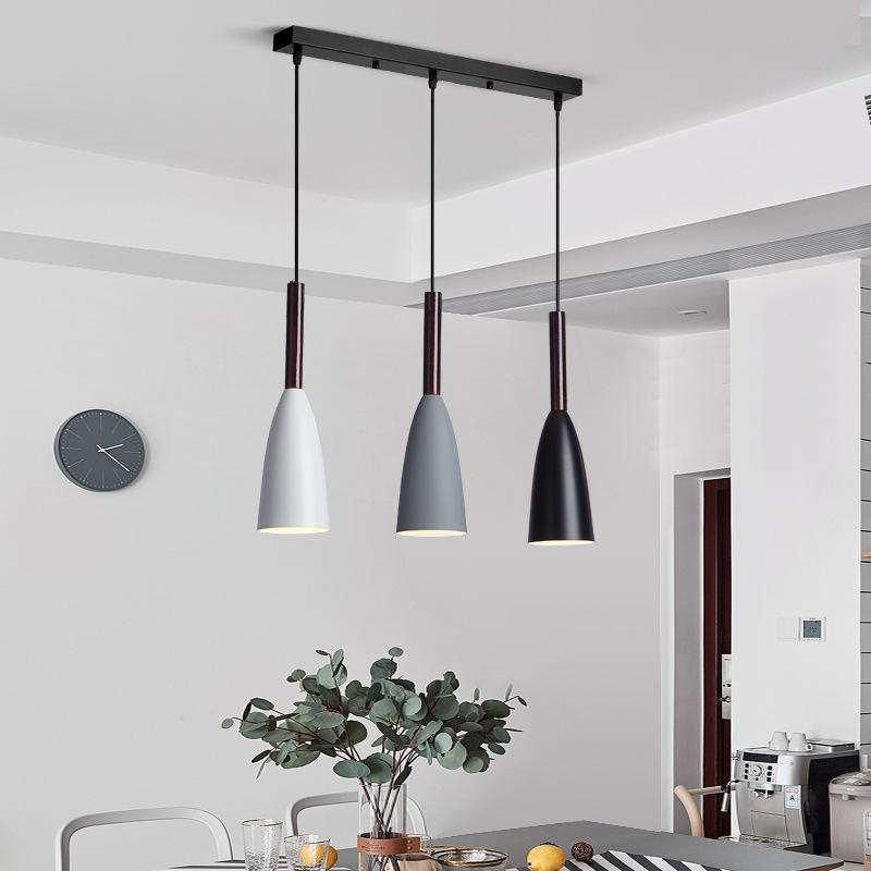 Modern 3 Pendant Lighting Nordic Minimalist Pendant Lights Over Dining Table Kitchen Island Hanging Lamps Dining Room Lights