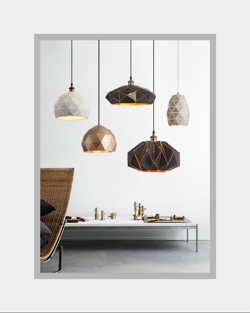 Laser Pendant Lamp Fancy Iron Indoor Lighting Home Decorative hanging Light