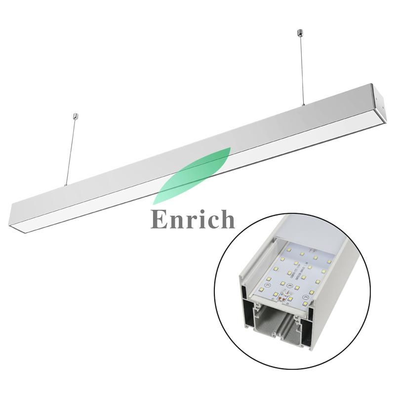 Indoor Suspended Office Lighting 1.2m 40W LED Linear Light with Seamless Connection