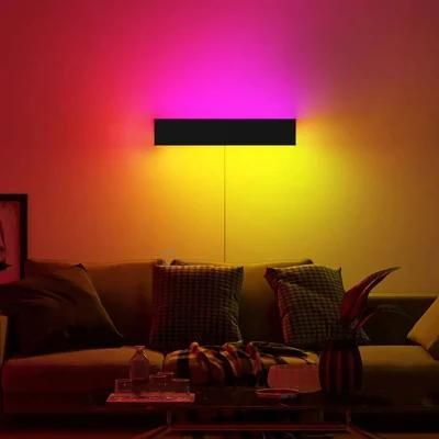 Living Room Remote Control Colorful Bedroom Bedside RGB Wall Light (WH-OR-52)