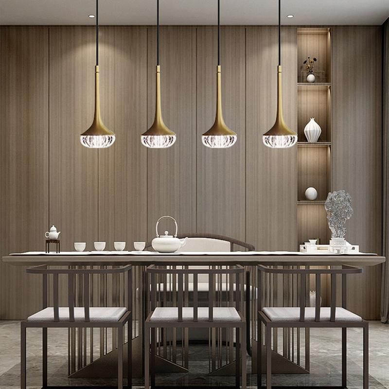 Brown Color Lampshade Simple Style Pendant Lamp Bedside Lamp Restaurant Lamp
