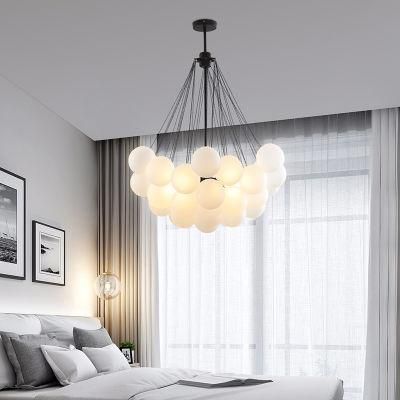 Nordic Bedroom Lamp Living Room Dining Room Pendant Lamp Glass Lamps