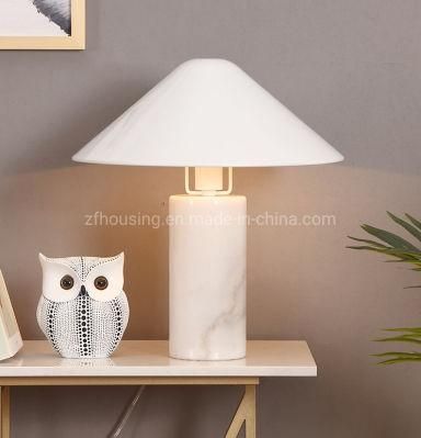 Adjustable Metal Cap Table Lighting LED Marble Table Lamp Zf-Cl-006