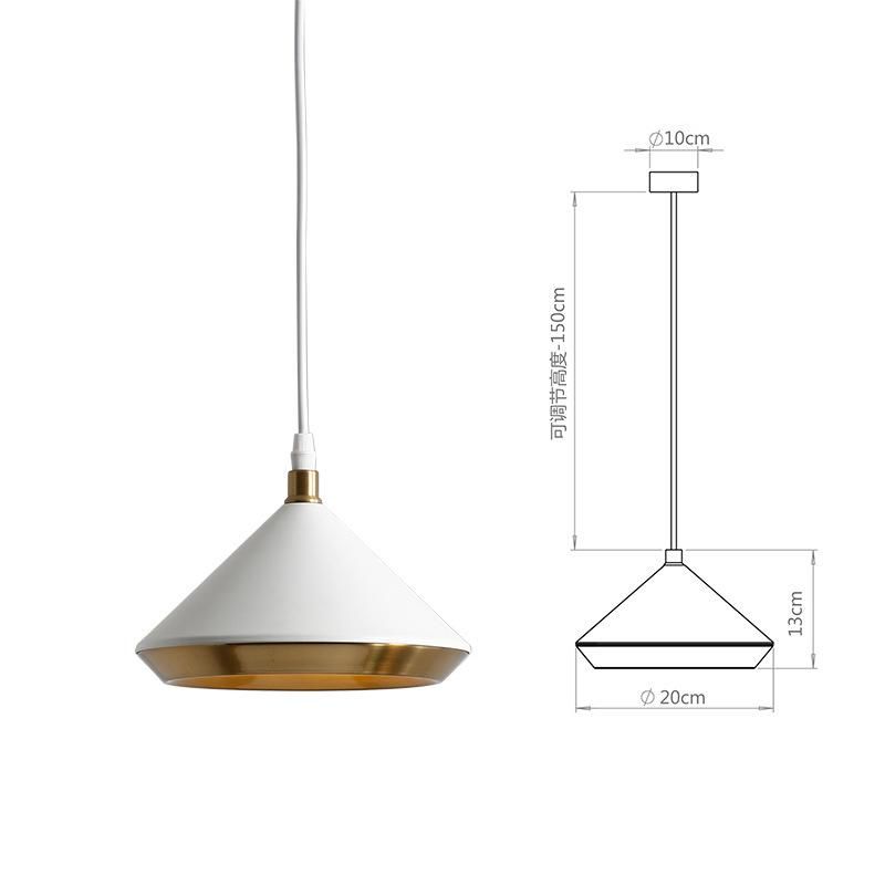 American Industrial Pendant Lamp Decoration Lighting Fixture for Kitchen Restaurant Island Pendant Light (WH-AP-124)
