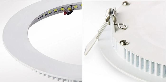 Hole Size Recessed Panel Light LED Downlight 6W 9W 12W 15W 18W 20W 30W Dimmable for Home Lighting