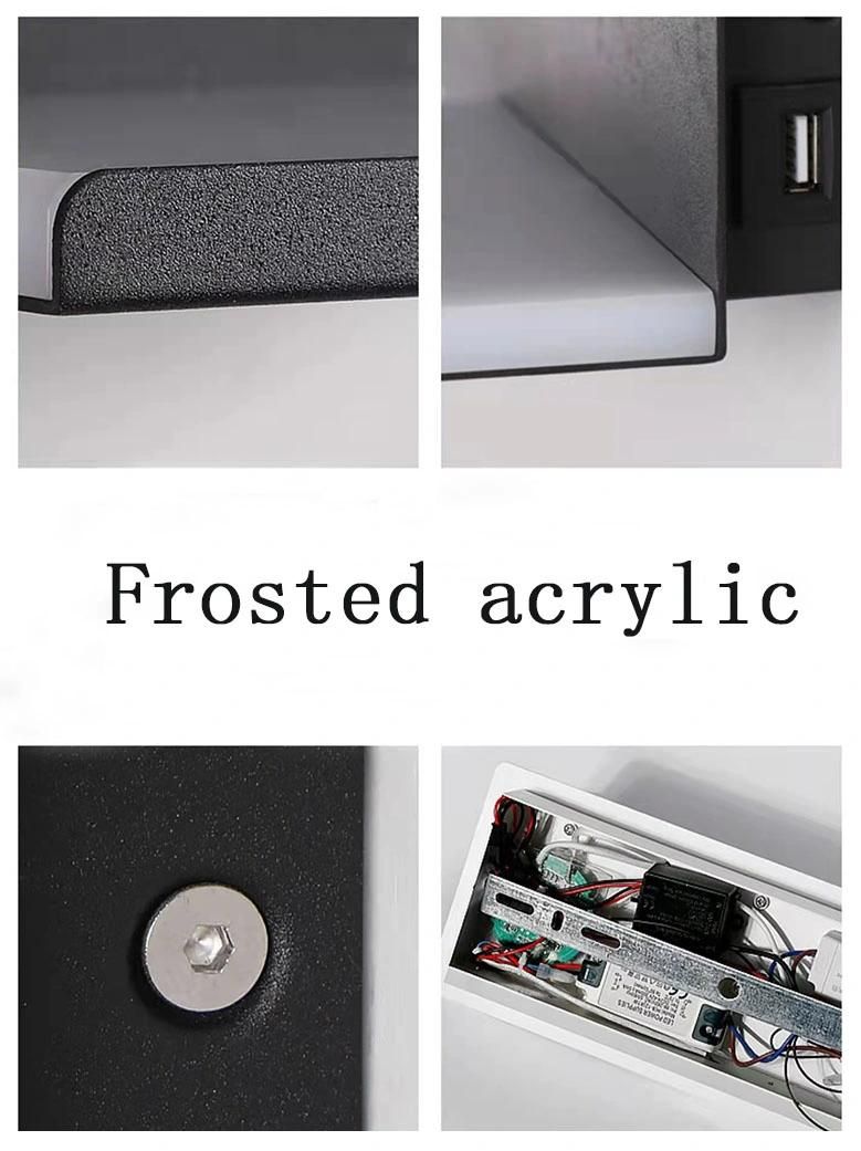 Simple LED Wall Light Multi-Function USB Charge for Livingroom, Studyroom, Dinningroom
