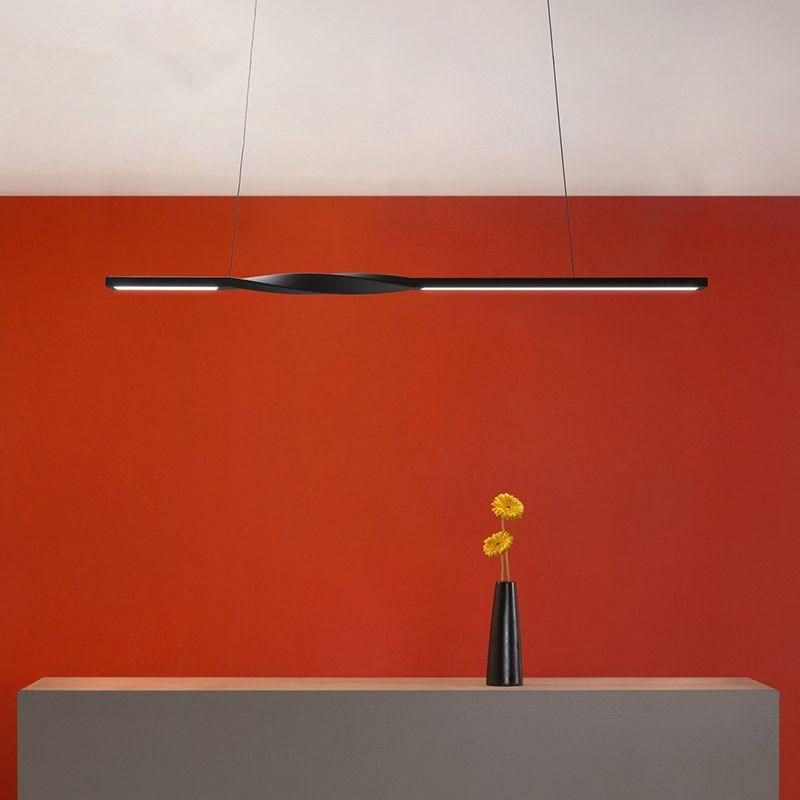 Modern Black Pendant Light for Dining Room Long Pendant Lamp (WH-AP-322)