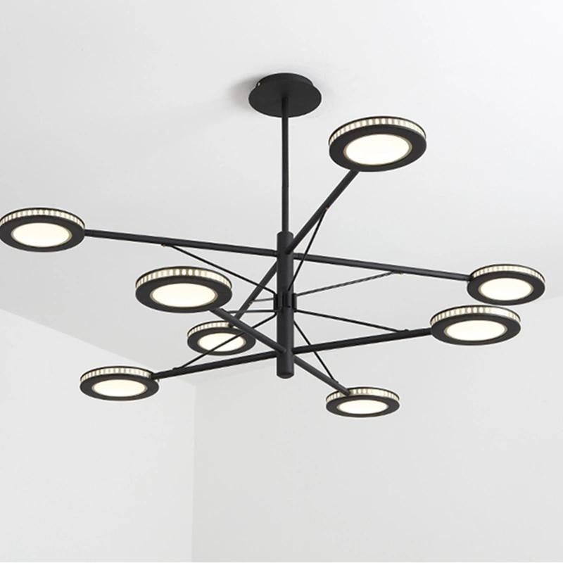 Metal Black Ceiling Lamp Pendant Lamp Living Room Lamp Chandelier Restaurant Lamp