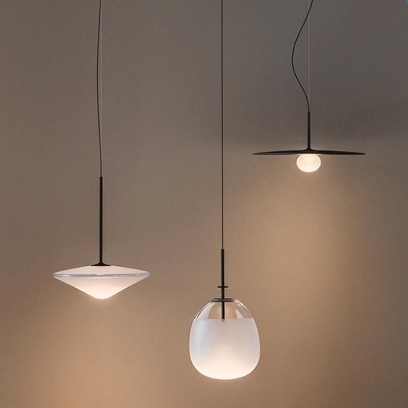 Modern Frosted Glass Pendant Lamp LED Lights for Restaurant Apartment Creative Style Design Pendant Lamp (WH-AP-152)