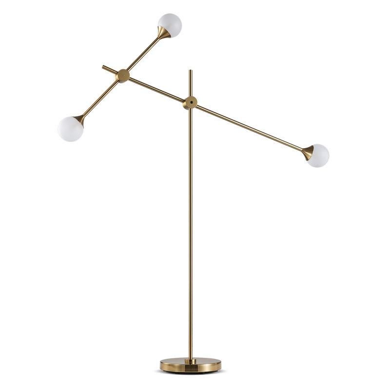 Modern Home Deco Lighting Nordic Glass Floor Lights LED Living Room Standing Glass Floor Lamp (WH-MFL-97)