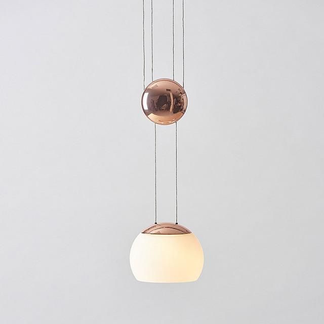 Post Modern Mini Designer Ball Pendant Light Design Study Simple Rose Gold Lamp Restaurant Pendant Lamp (WH-AP-161)