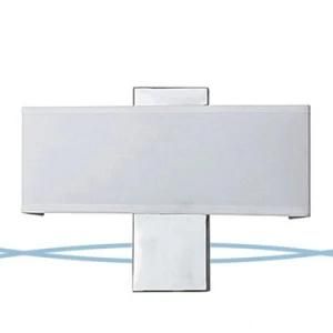 Chrome Plated Finish Wall Lamp with Square Lamp Shade