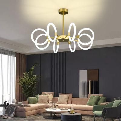 Dafangzhou 128W Light China Front Door Chandelier Supply Home Lighting Black Frame Color Ceiling Chandelier for Hall