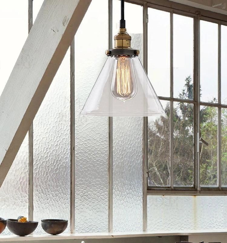 Indoor Simple Glass Chandelier Pendant Lamp Lighting for Room Decoration