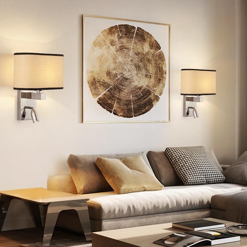 Bedside Lamp Solid Wood Aisle Lamp Simple Study Lamp Light Background Wall Mounted Reading Lamp (WH-OR-44)
