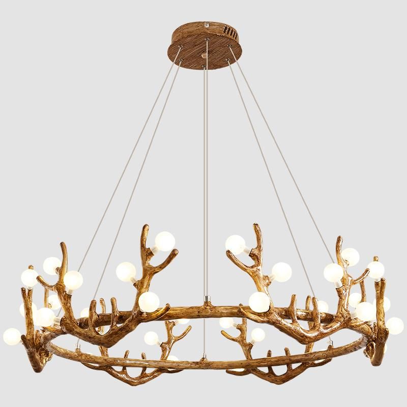 Chandelier Retro Personality Project Custom Tree Branch Lamp Pendant Lamp