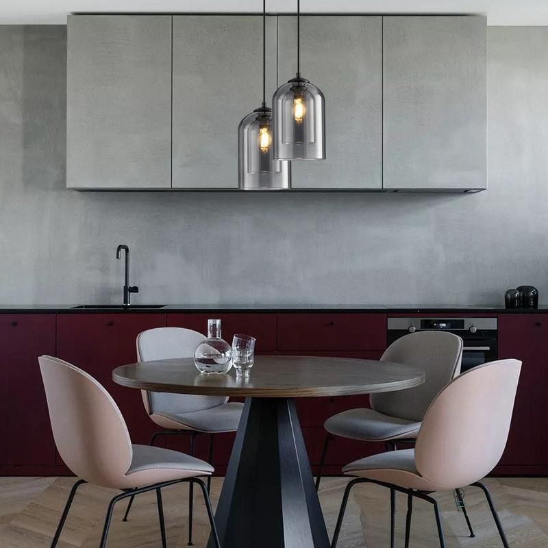 Nordic Glass Pendant Light for Bedroom Decor Marigold Double Layer Glass Pendant Lamp (WH-AP-290)