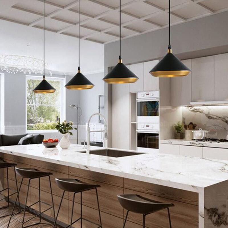 American Industrial Pendant Lamp Decoration Lighting Fixture for Kitchen Restaurant Island Pendant Light (WH-AP-124)