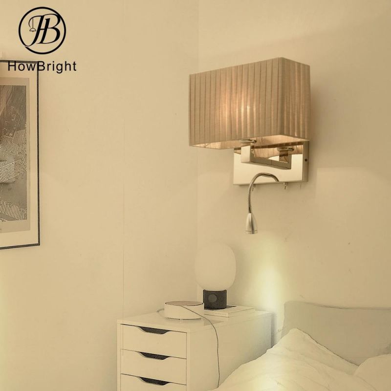 How Bright Modern LED Wall Light E27 Chrome Indoor Lighting Wall Lamp for Home Living Room Hotel