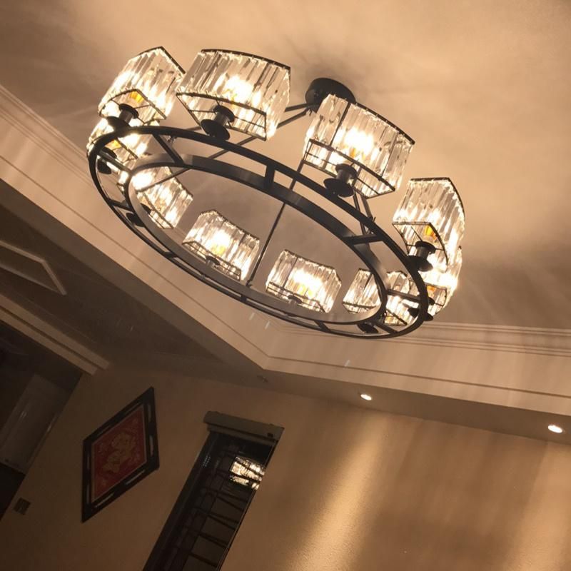 Dsigner Crystal Pendant Lights Kitchen Dining Room Bedroom Suspension Lamp (WH-AP-93)