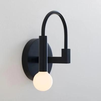 Black Wall Lamp Living Room Bedroom Bedside Hotel Aisle Wall Lamp