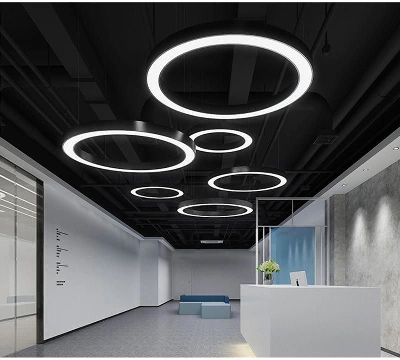 Custom Made Diameter Size Round Ring Shape LED Linear Pendant Light