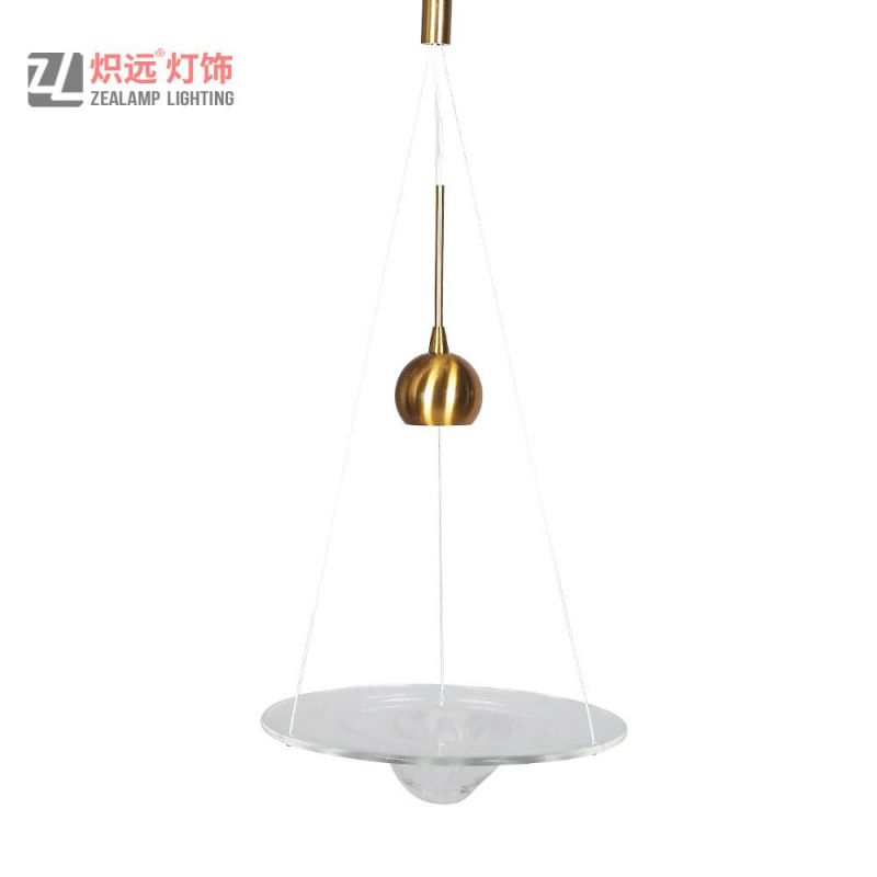 Modern Decorative Glass Chandelier Ceiling Hotel Indoor Hanging Pendant Lamp