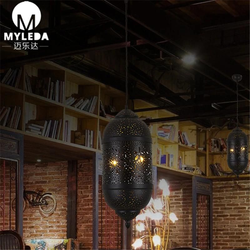 Moroccan Restaurant Vintage Wrought Iron Arabian Style Chandelier Pendant Lighting
