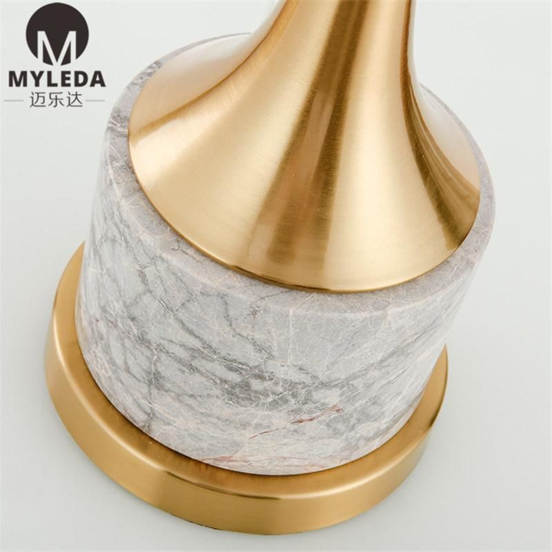 New Design Marble and Steel Modern Table Art Lamp