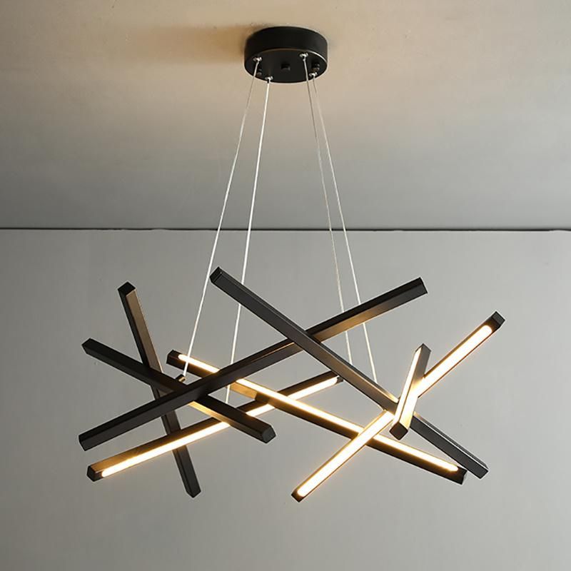 Geometric Branch Design Modern Style Chandelier Hotel Lobby Pendant Lamp