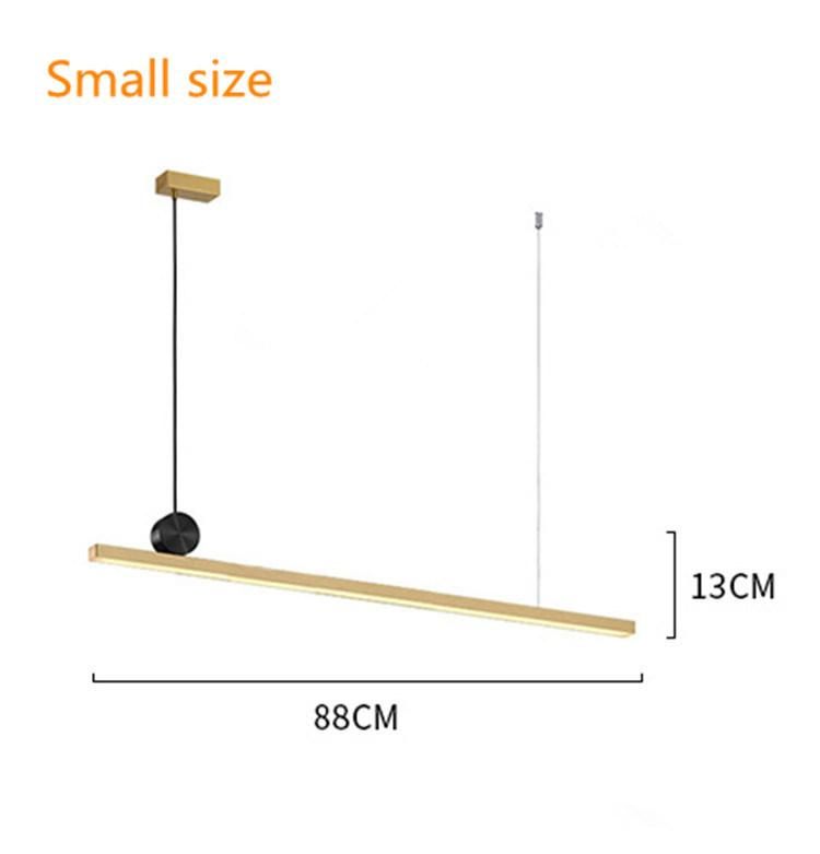 Nordic Long Pendant Light Designer LED Linear Pendant Lights for Lighting Restaurant Suspension Lamp (WH-AP-134)