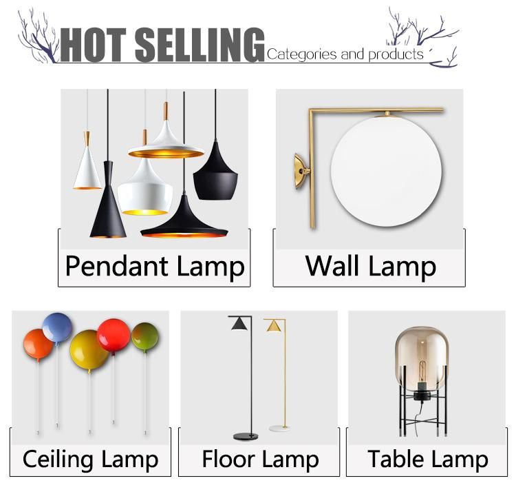 Square Wire Acrylic Diffuser LED Nordic Pendant Lighting