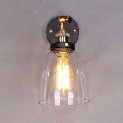 Antigue Glass Lampshade Vintage Wall Lamps Light Home LED Wall Lights Sconce (WH-VR-109)