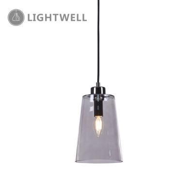 Simple Suspension Glass Pendant Lamp Decorative Hanging Light