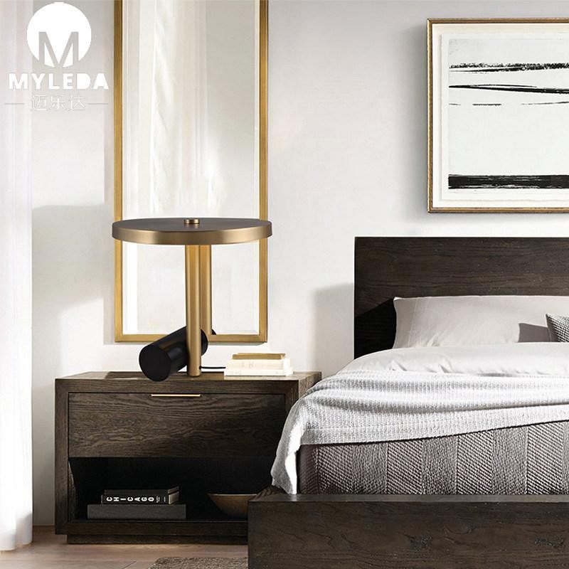Hotel Decorative Metal Reading Bedside LED Table Desk Lamp