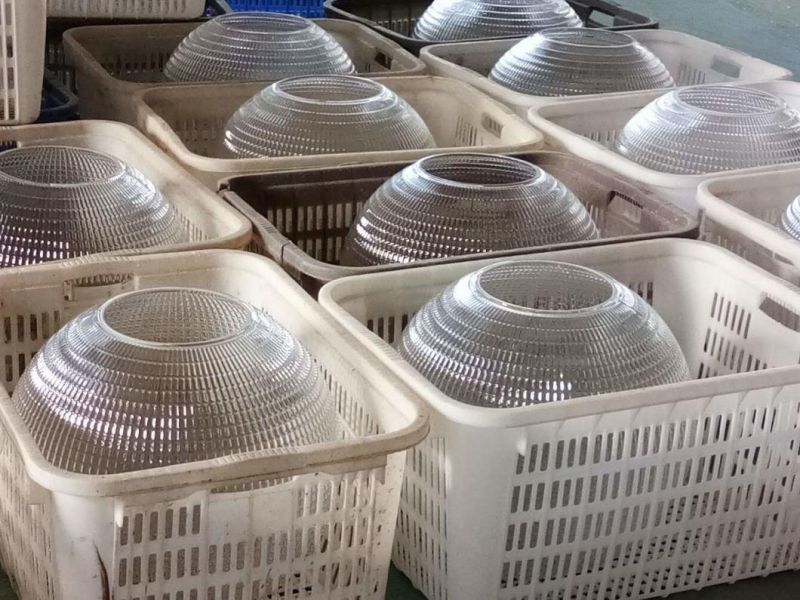 Vintage Swirl Glass Globe Ribbed Chandeliers