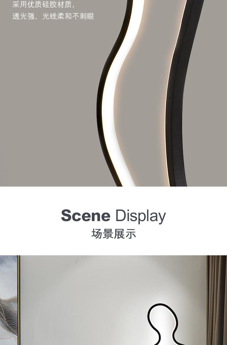 New Model RGB Floor Lamp Remote Control Living Room Bedroom Modern Floor Lamp (WH-MFL-183)