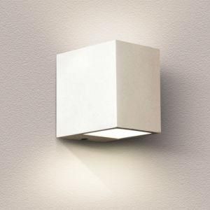 Home Lighting 3000K Fancy Gypsum Plaster Square Wall Lamp Recess LED Lights