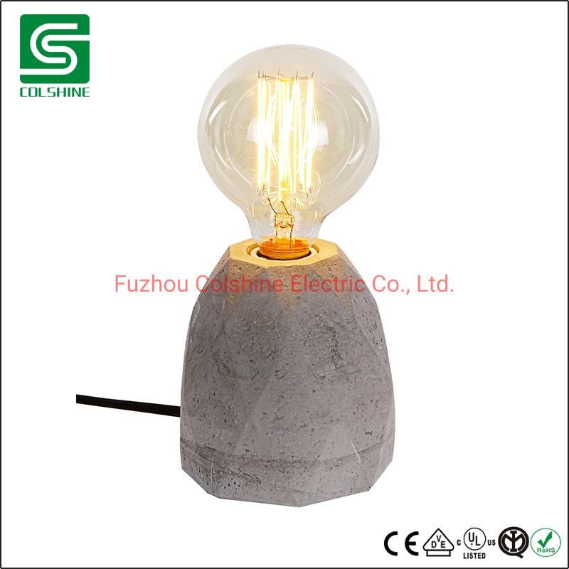 Vintage Decorative Cement Table Lamp Indoor Lighting