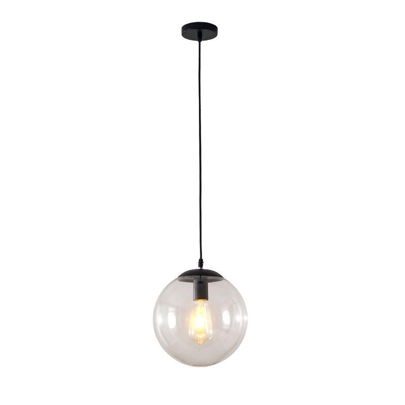 Modern Restaurant Bar Balcony Aisle Dining Table Glass Ball Bubble Pendant Lamp