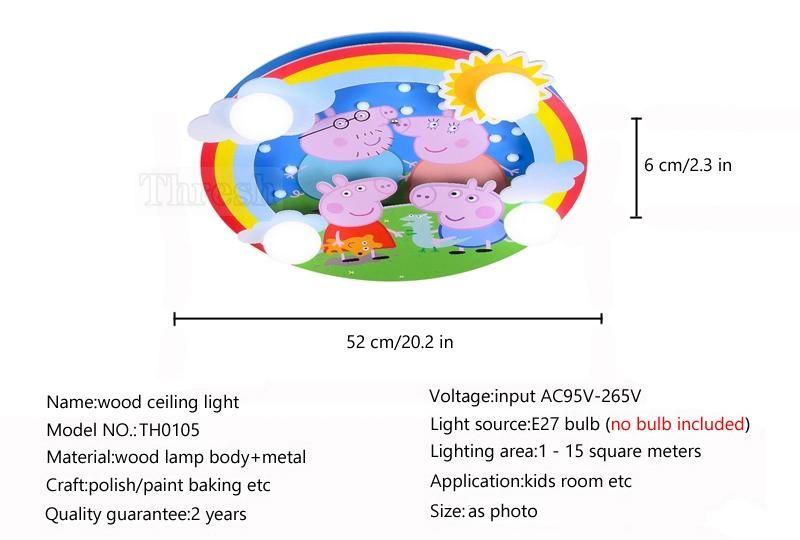 LED Cute Bedroom Lights for Girls Room Cartoon Kids Ceiling Light (WH-MA-148)