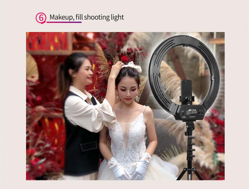 Custom Brand 19 Inch LED Ring Light Portable Photo Studio Photography Ring Light with Tripod Stand