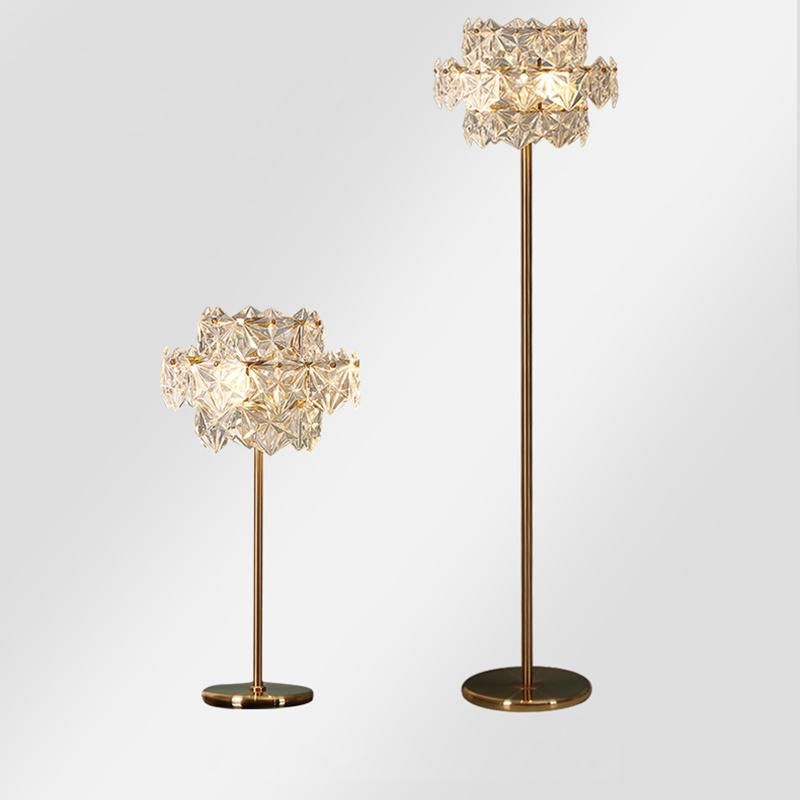 Diamond Shining Crystal Floor Lamp Table Lamp Desk Lamp Light